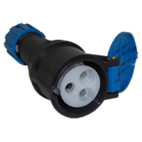 Line connector 16a 230v 3pin 091-182-CON-3PB-230