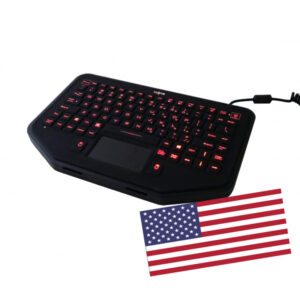 Havis Rugged USB Backlit Keyboard - US
