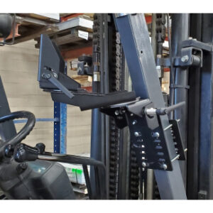 Heavy Duty Forklift Clamp Mount With 5" Extending Arm
