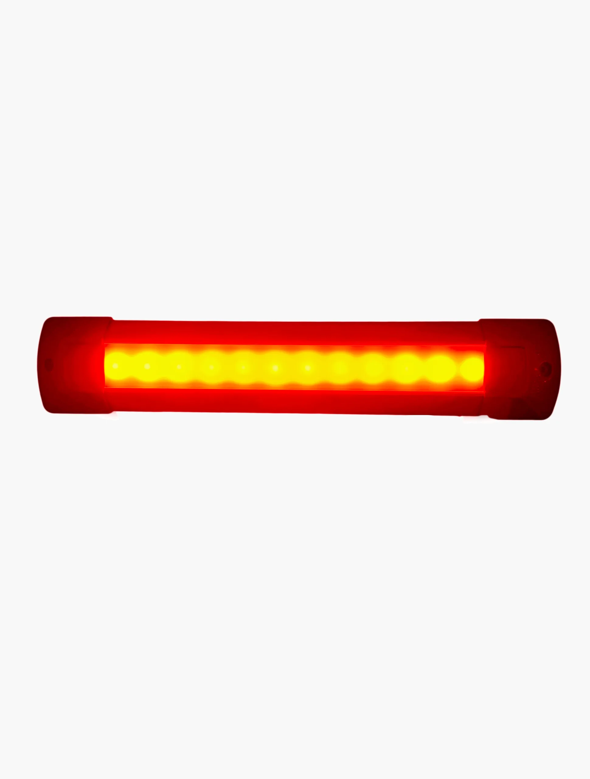 173mm or 300mm red/white or NEW white interior light hard wired 110 Series - Grey Housing - Image 2