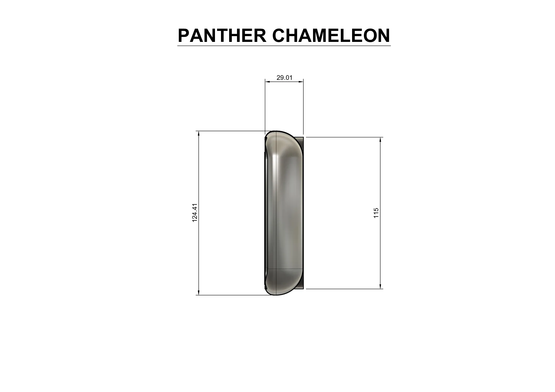 New EVP Panther Chameleon Rubber Plate with directional light pods - Image 2